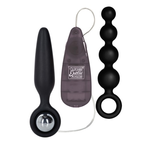 Plug/vibr-BOOTY CALL BOOTY VIBRO KIT BLACK